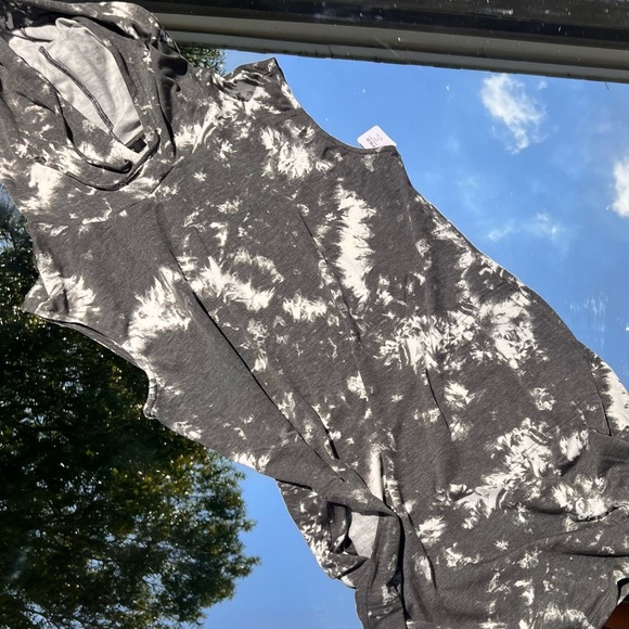 DREW Tye- Dye Hooded Midi Dress - Picture 1 of 7